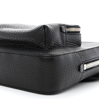 Dolce & Gabbana Hammered Calfskin Palermo Zaino Backpack Black 10 of 10