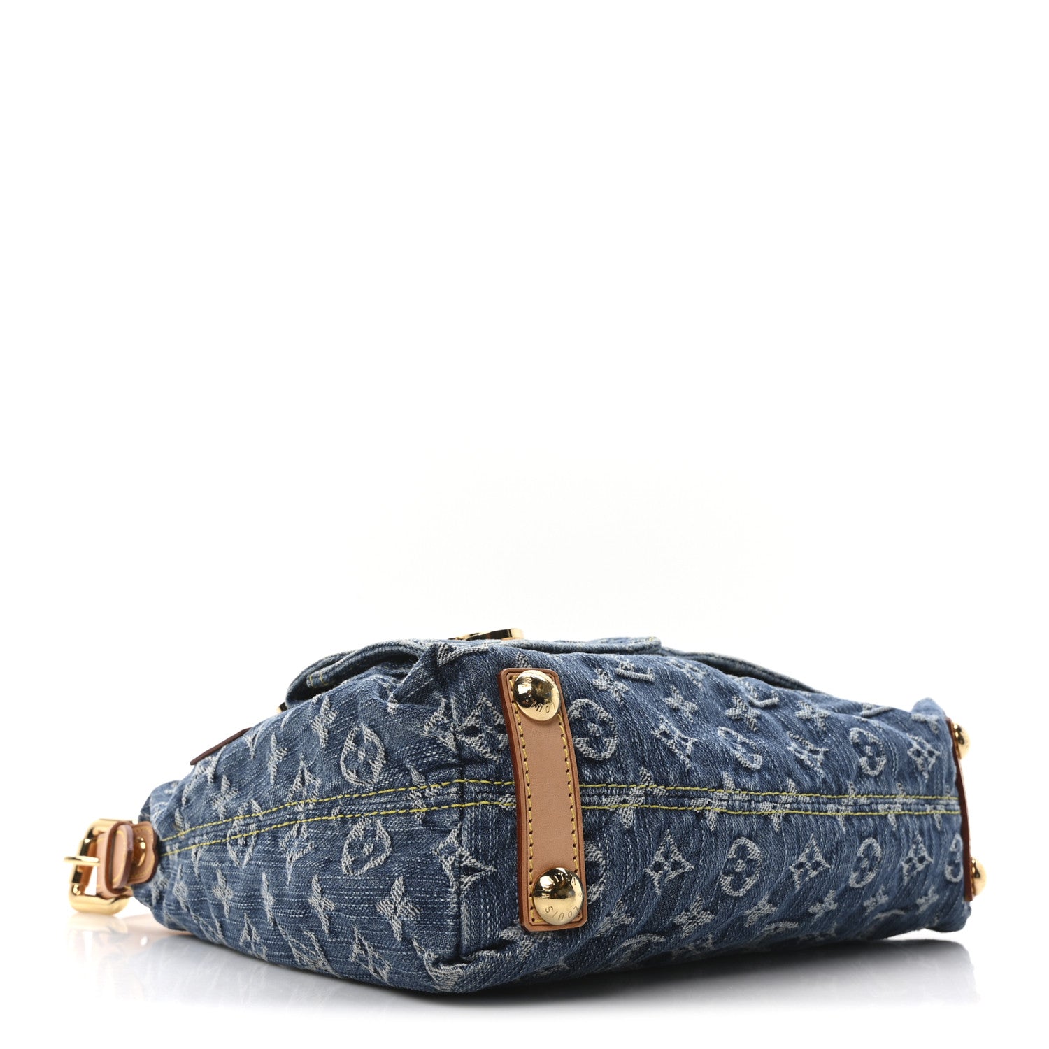 Louis Vuitton Monogram Denim Baggy PM Blue 4 of 9