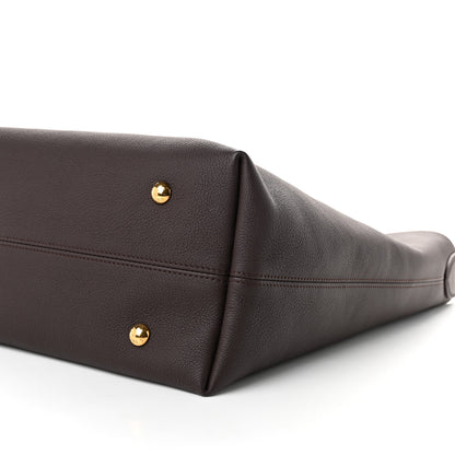 Louis Vuitton Grained Calfskin Low Key Hobo MM Chocolate 9 of 10