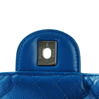 Chanel Lambskin Soft and Chain Large Flap Blue 8 of 8