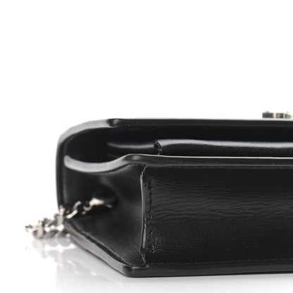 Saint Laurent Calfskin Monogram Sunset Chain Wallet Black 7 of 9