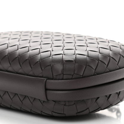 Bottega Veneta Nappa Intrecciato Chain Knot Clutch Steel 7 of 7