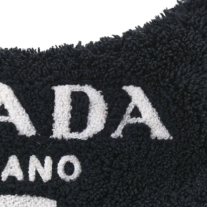 Prada Terry Cloth Mini Re-Edition 2000 Bag Black White 11 of 11