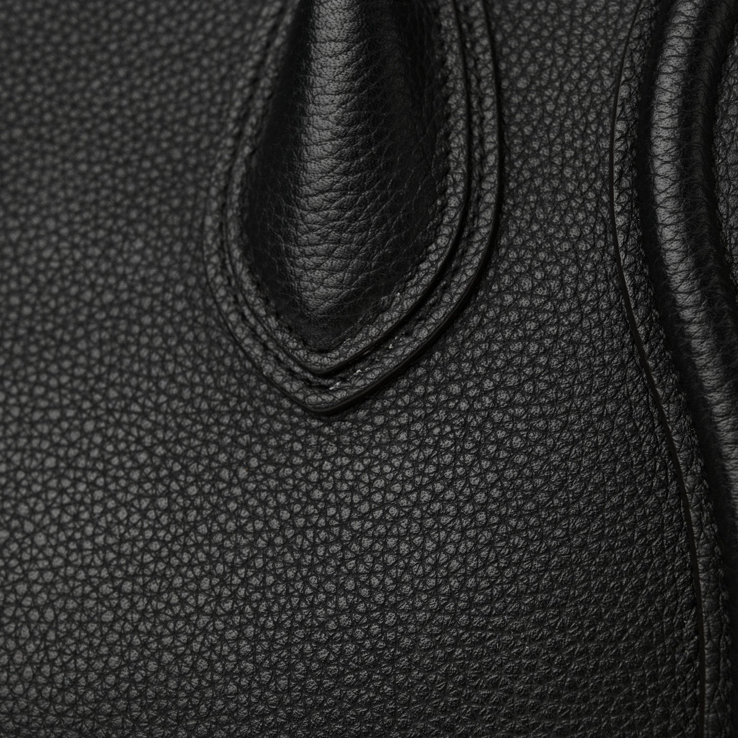 Celine Drummed Calfskin Micro Luggage Black 19 of 19