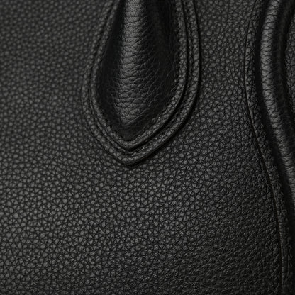 Celine Drummed Calfskin Micro Luggage Black 19 of 19