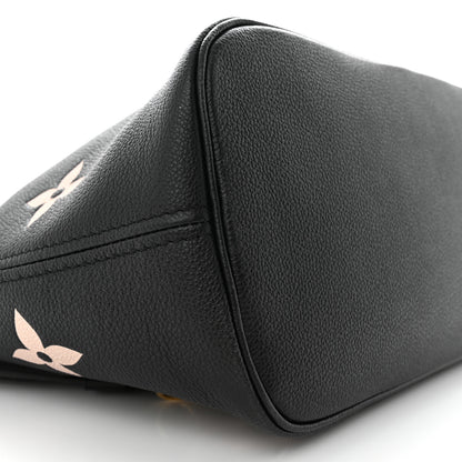 Louis Vuitton Empreinte Monogram Giant Neverfull MM Black Beige 8 of 9