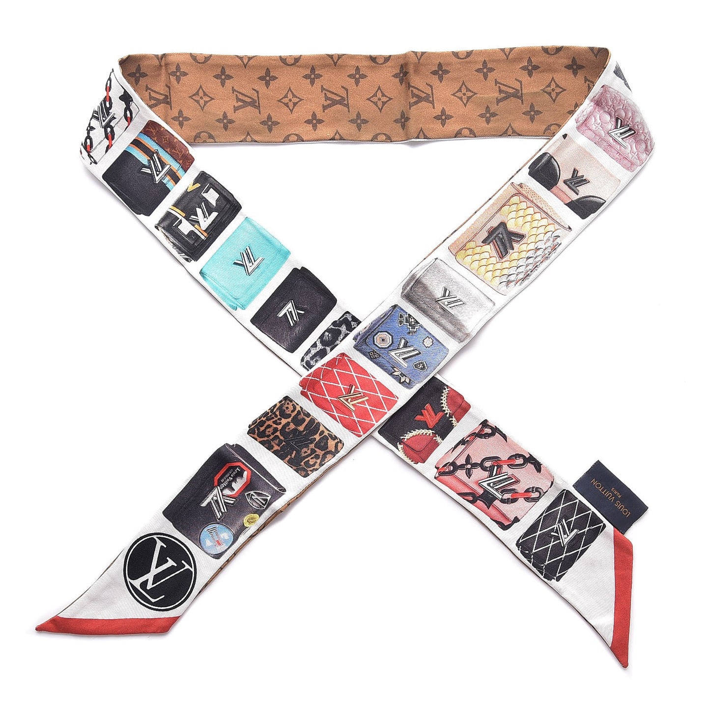 Silk Monogram Tribute To Twist BB Bandeau