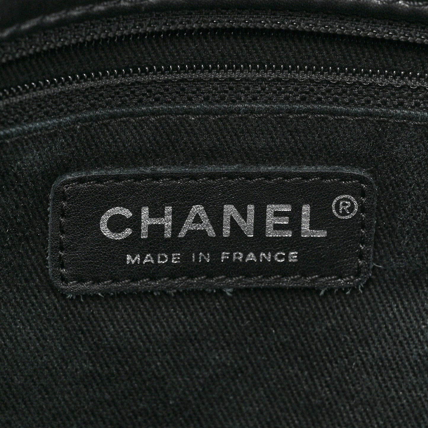 Calfskin Stitched Large Expandable Flap Bag Black