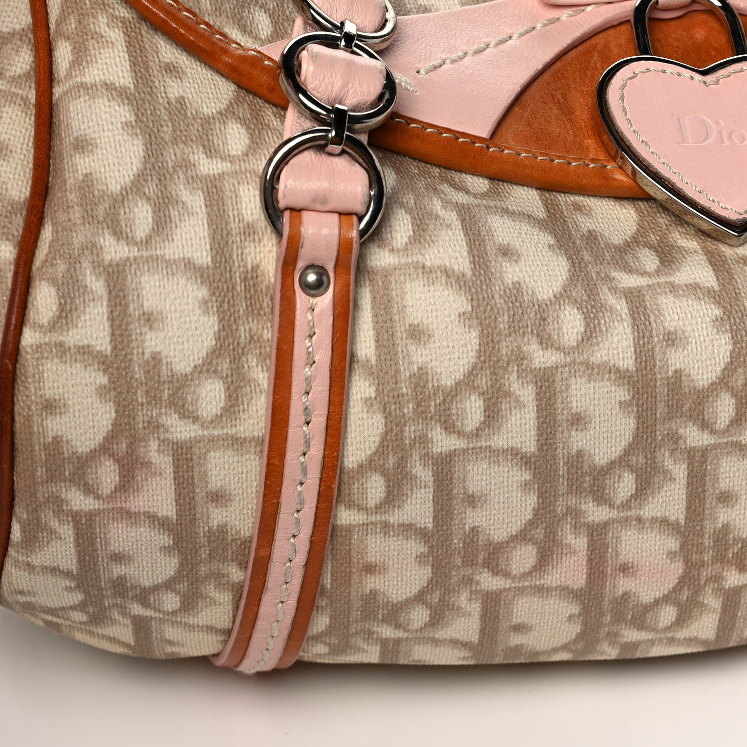Christian Dior Monogram Romantique Trotter Bag Rose 16 of 16