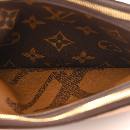 Louis Vuitton Reverse Monogram Giant Double Zip Pochette 5 of 11