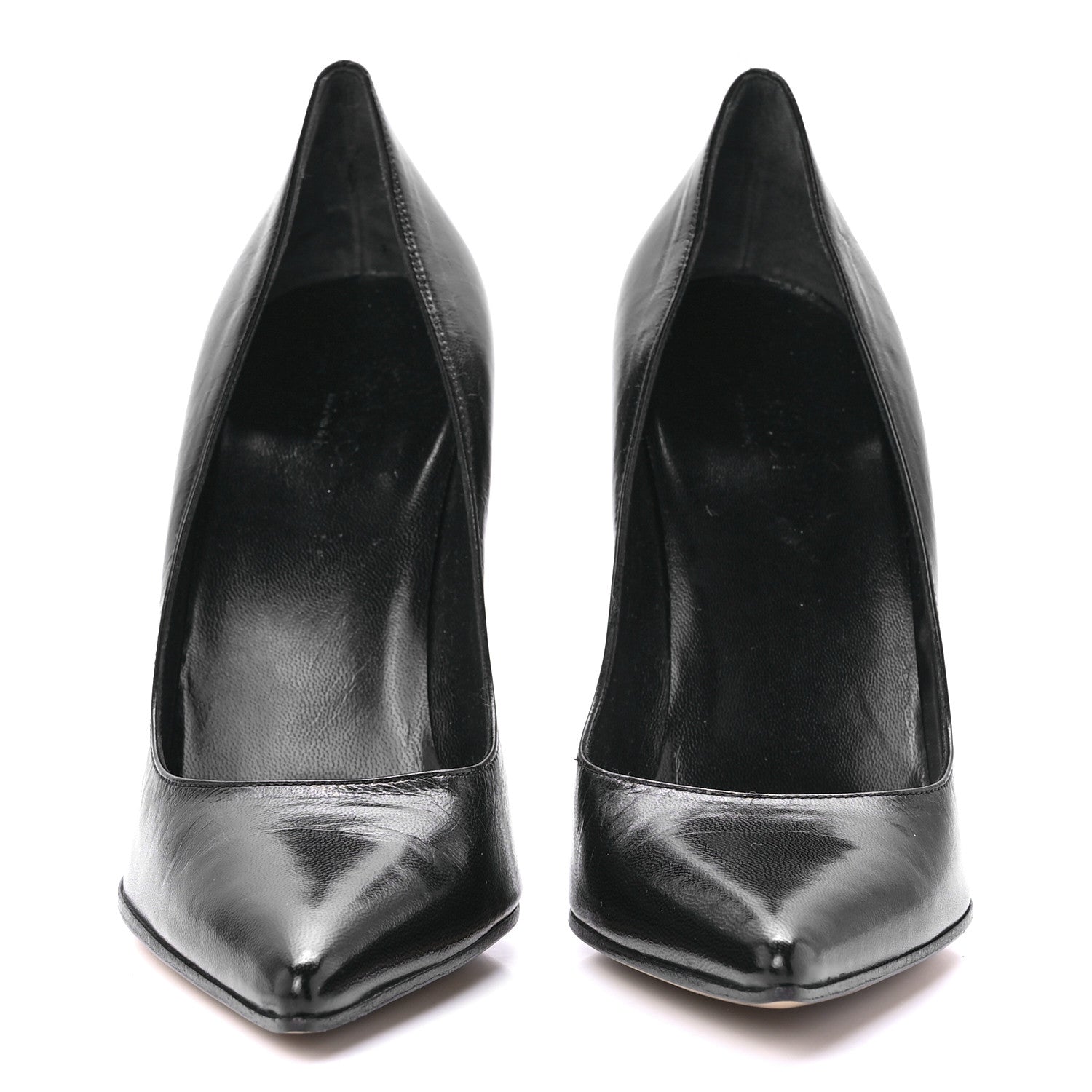 Gucci Calfskin Kristen Bamboo Pumps 37 Black 2 of 9