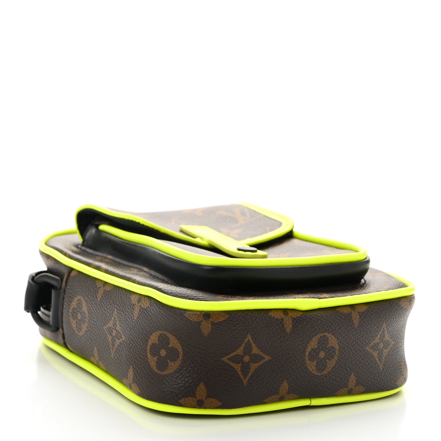 Monogram Macassar Christopher Wearable Wallet Fluorescent Yellow