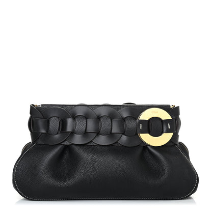 Chloe Grained Calfskin Darryl Clutch Black 1 of 4