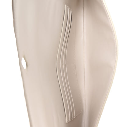 Bottega Veneta Nappa Intrecciato Long Andiamo Top Handle Clutch White 5 of 11