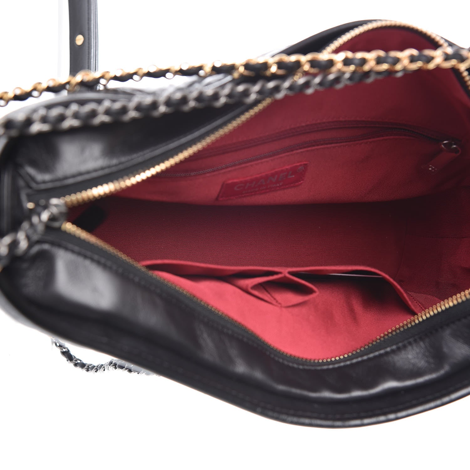 Chanel Aged Calfskin Quilted Medium Gabrielle Hobo Black 7 of 11