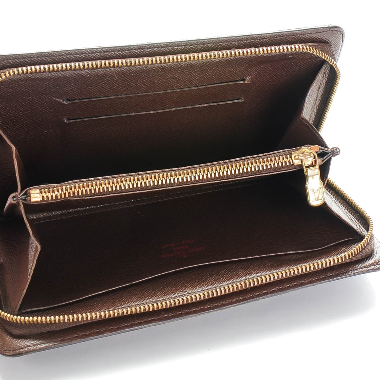 Louis Vuitton Damier Ebene Porte-Monnaie Zippy Wallet 5 of 7
