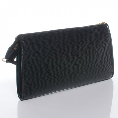Louis Vuitton Epi Pochette Accessories 21 Black 3 of 7