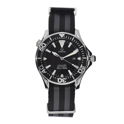 Omega Stainless Steel Nylon 41mm Seamaster Professional Quartz Watch Black 196.1640 1 of 5