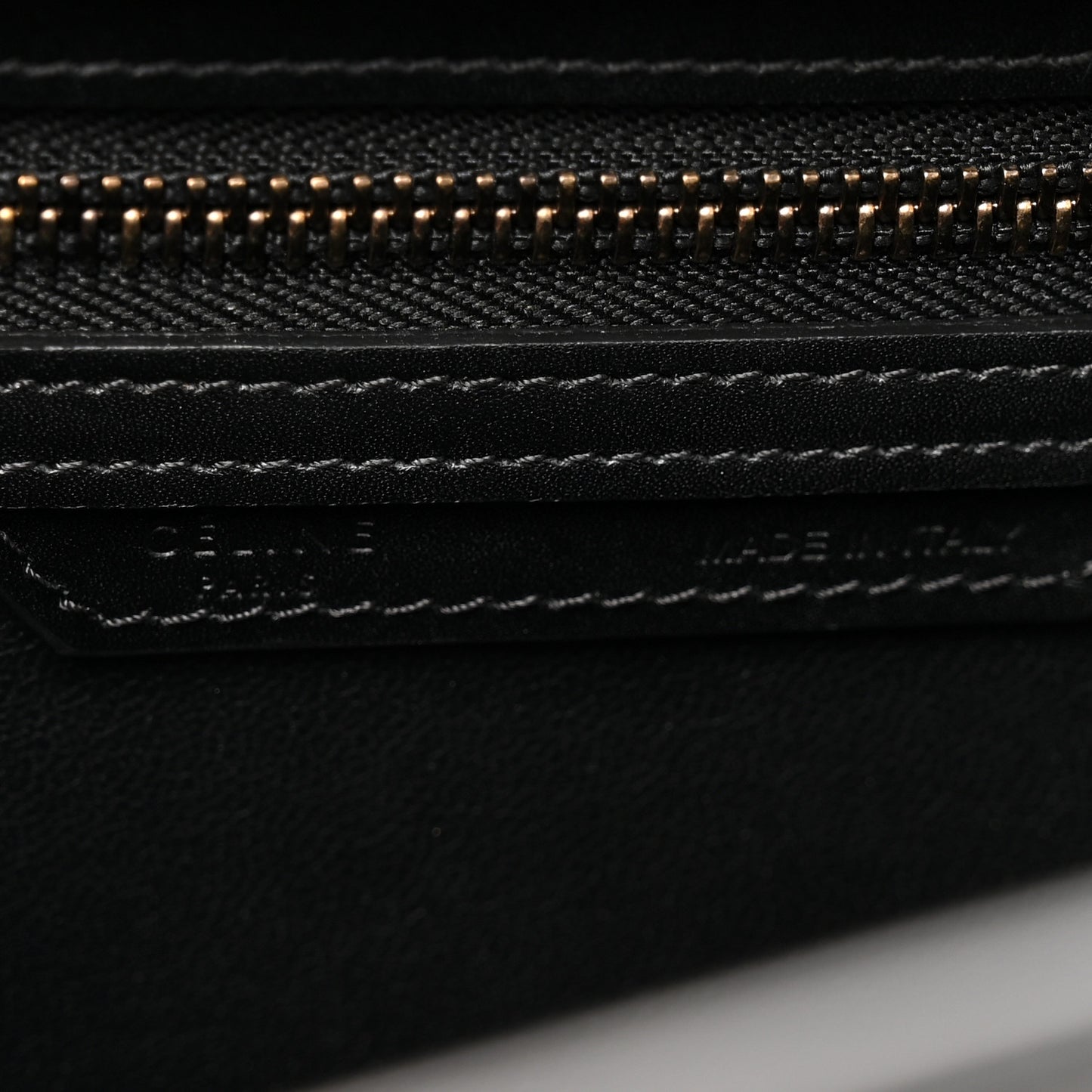 Baby Grained Calfskin Nubuck Micro Tri-Color Luggage White