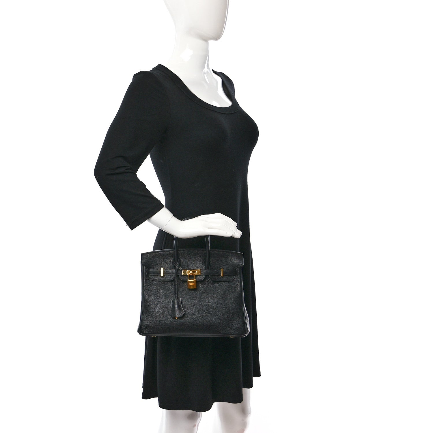 Hermes Togo Birkin 25 Black 2 of 15