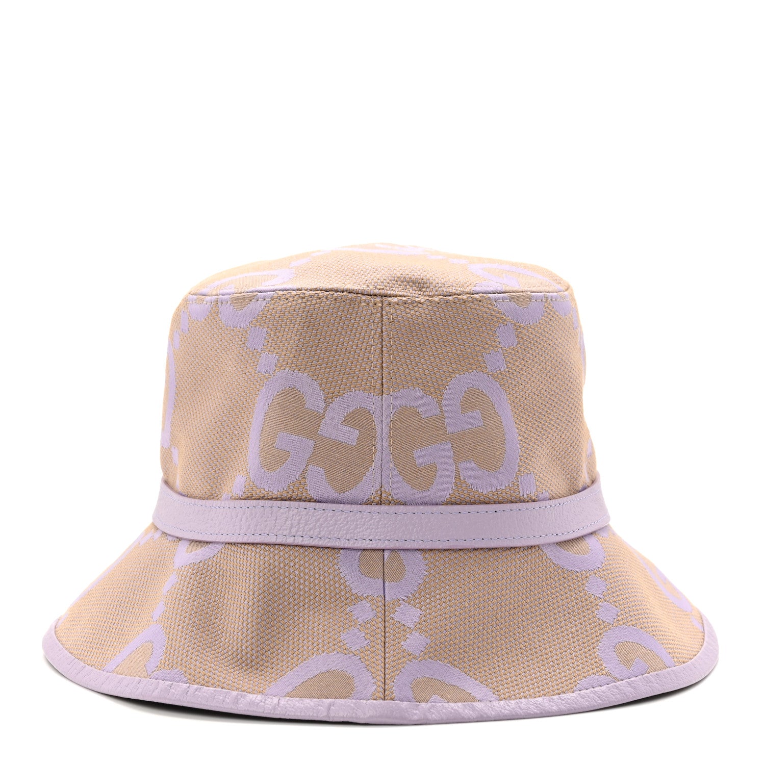 Gucci Monogram Jumbo GG Mosteria Bucket Hat L Beige Lapis 6 of 10