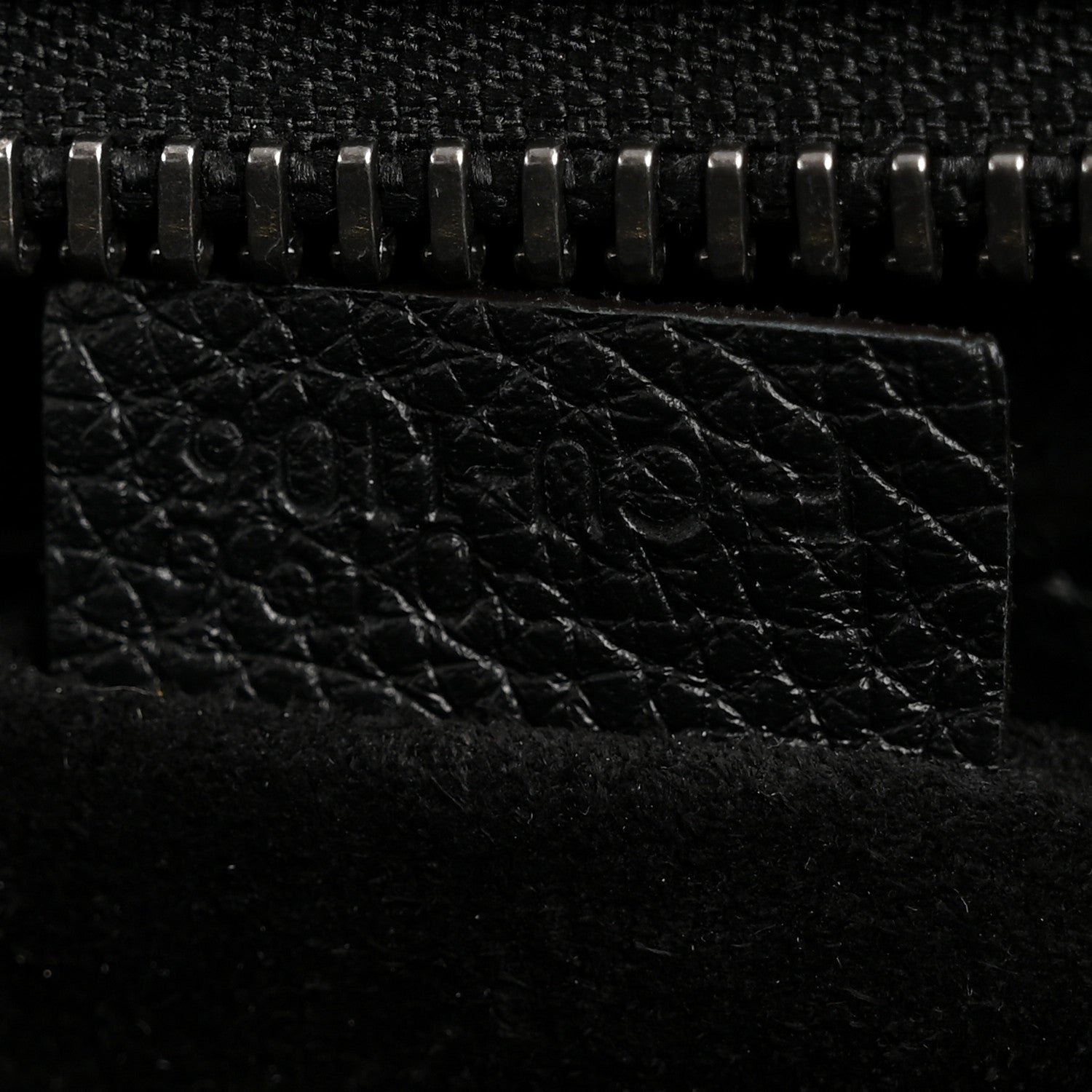 Celine Drummed Calfskin Mini Luggage Black 17 of 37