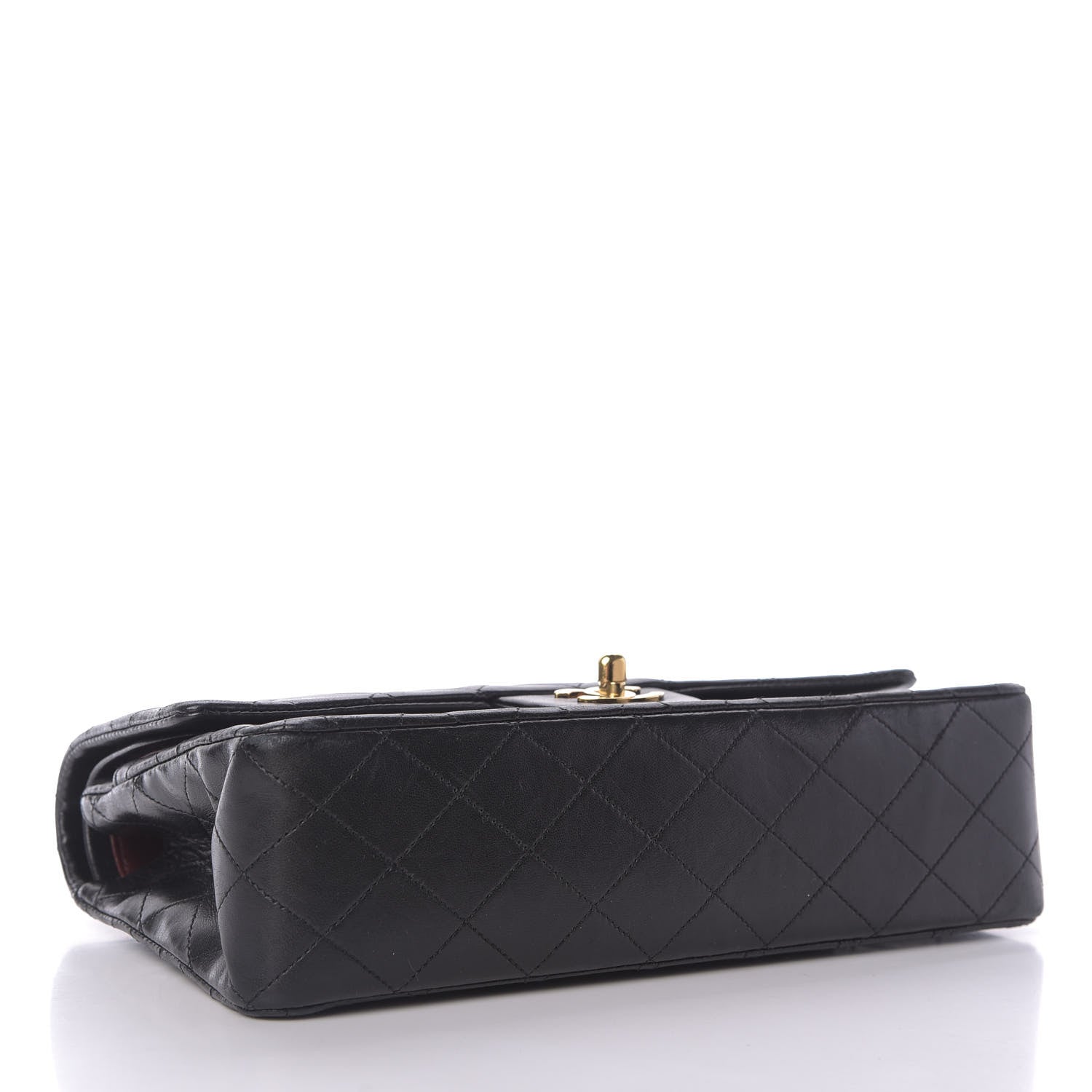 Chanel Lambskin Quilted Medium Double Flap Black 4 of 9