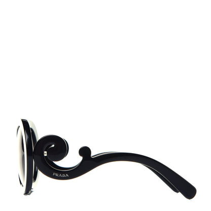 Prada Baroque Sunglasses SPR 27N Black 3 of 7
