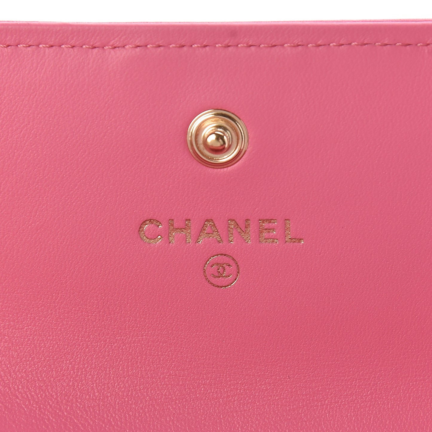 Lambskin Quilted Medium Boy Flap Wallet Pink
