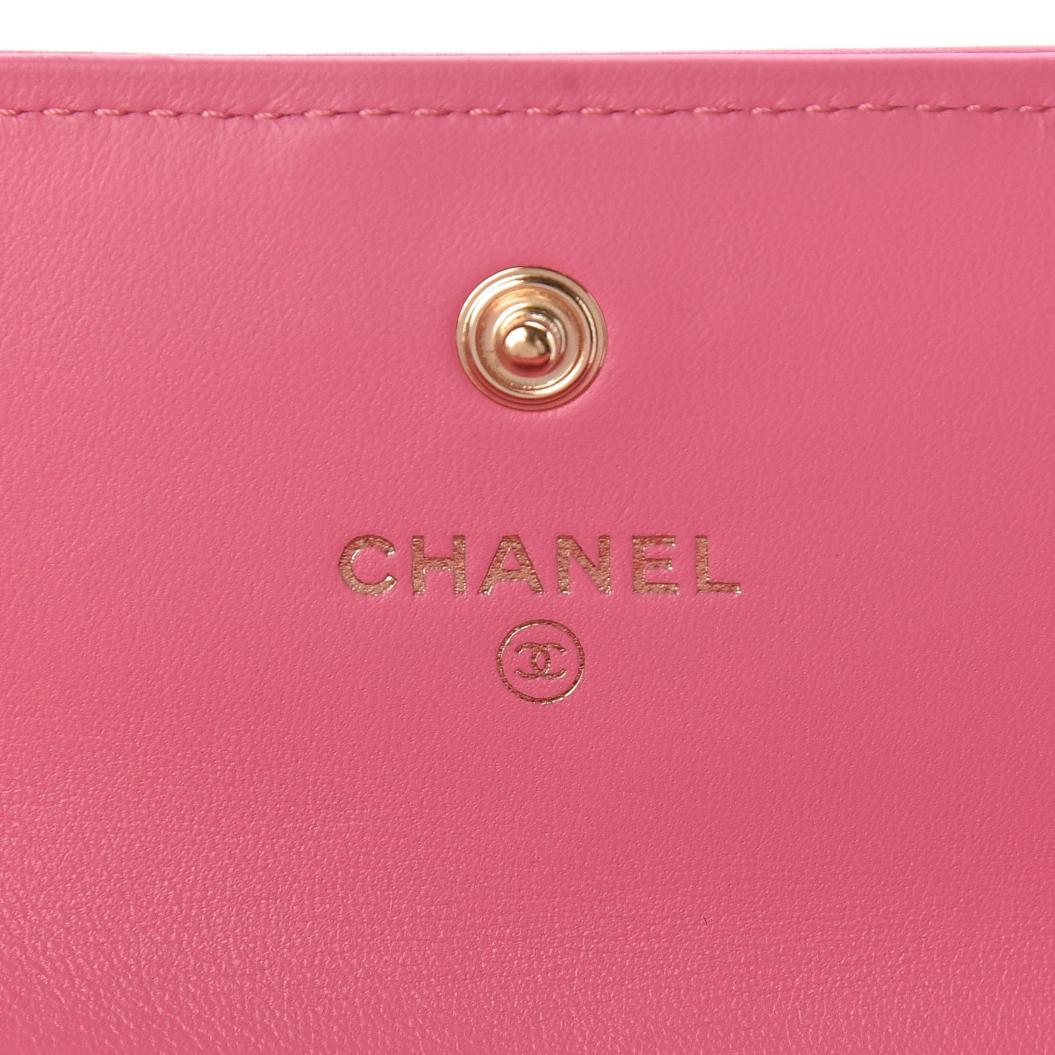 Chanel Lambskin Quilted Medium Boy Flap Wallet Pink 7 of 9