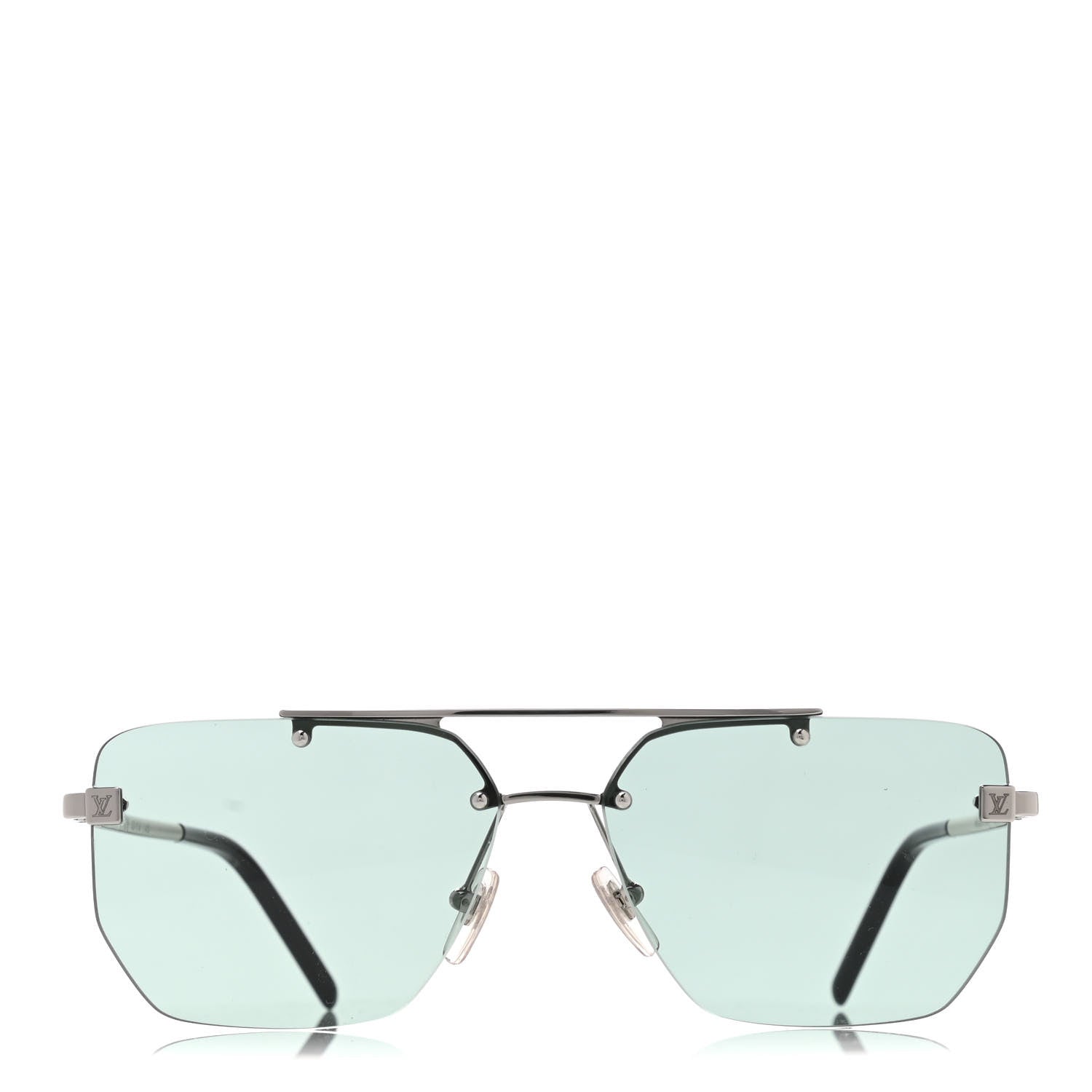 Louis Vuitton Aviator Sunglasses Z1201W Blue 2 of 7