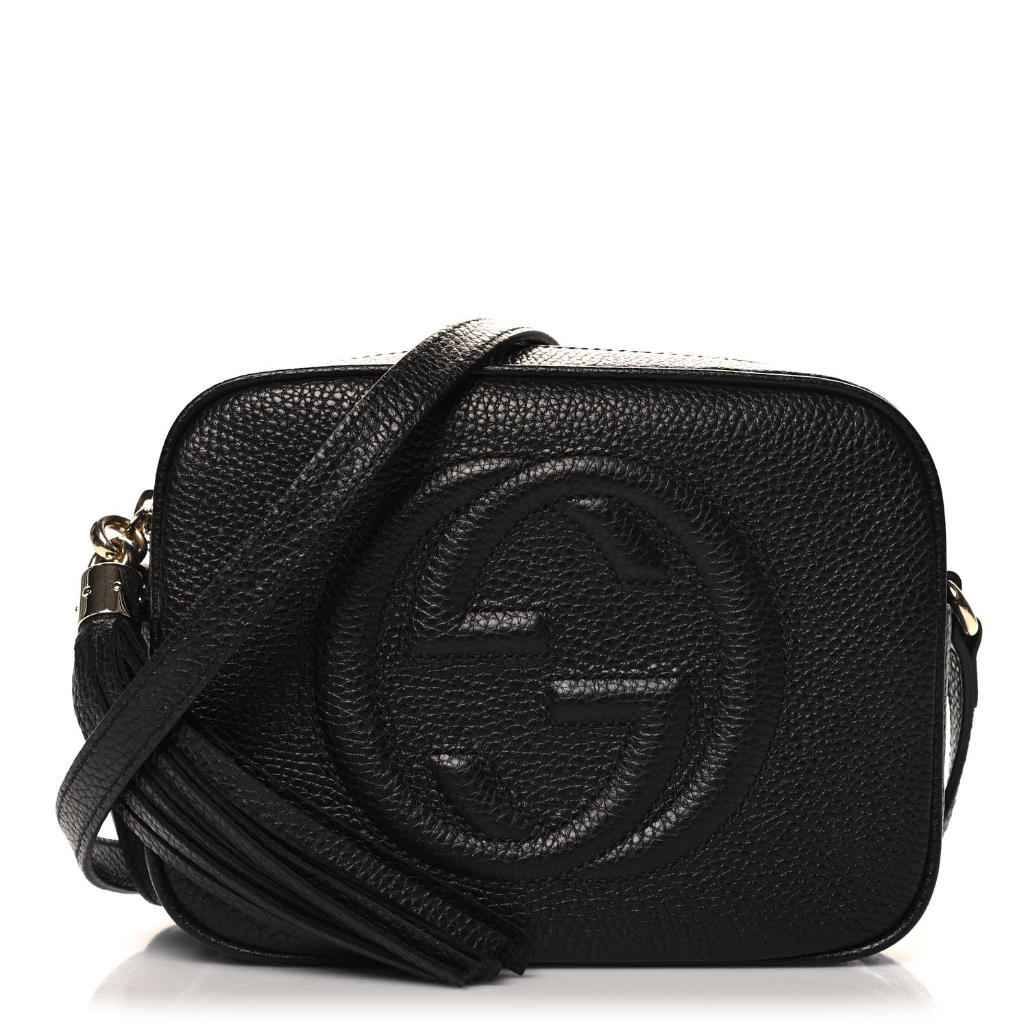 Gucci Pebbled Calfskin Small Soho Disco Bag Black 1 of 11