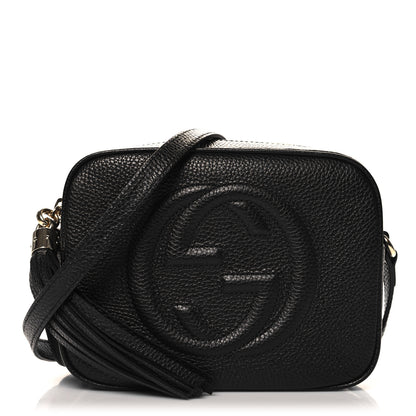 Gucci Pebbled Calfskin Small Soho Disco Bag Black 1 of 11