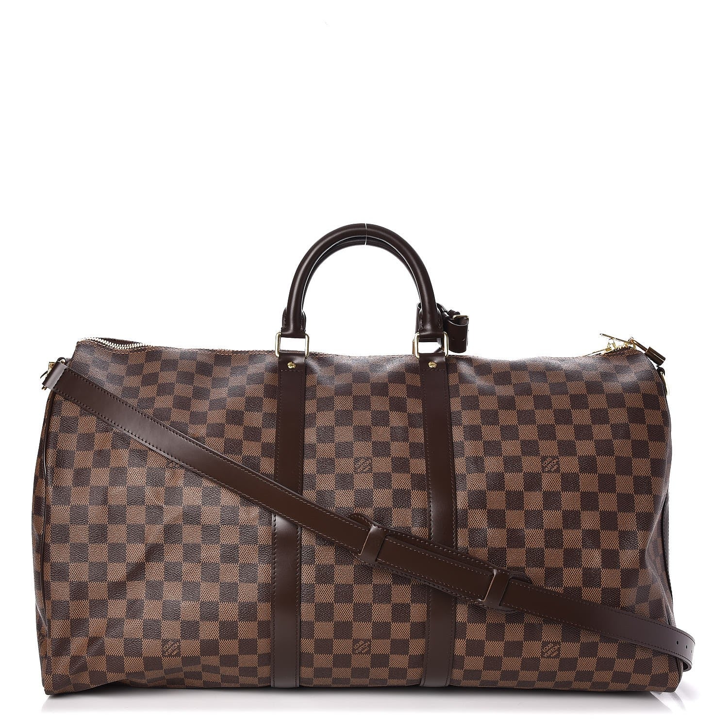 Louis Vuitton Damier Ebene Keepall Bandouliere 55 1 of 7