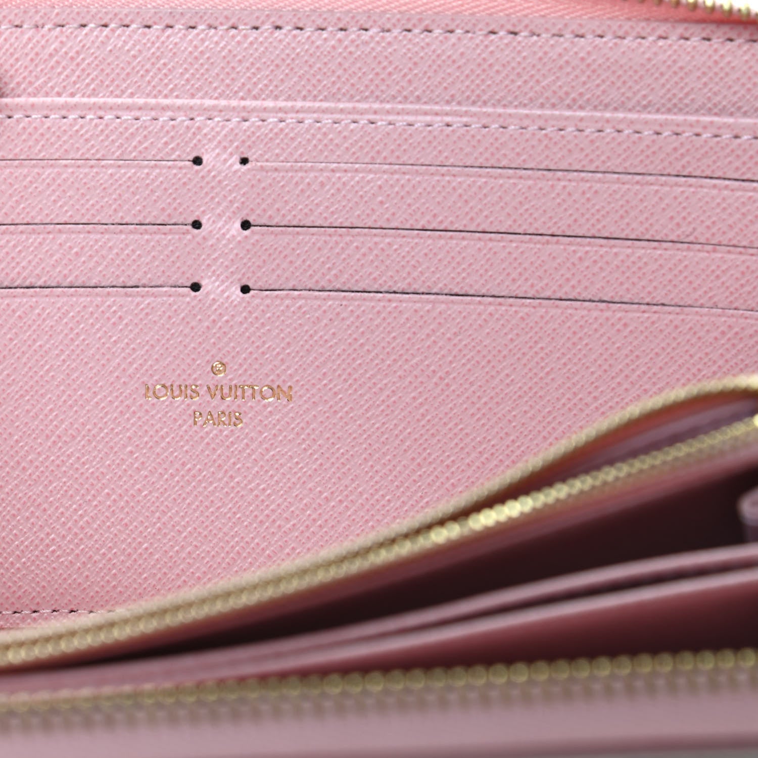 Louis Vuitton Damier Azur Zippy Wallet Rose Ballerine 6 of 10
