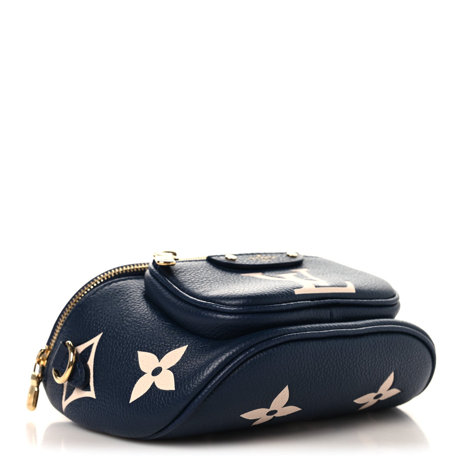 Louis Vuitton Empreinte Monogram Giant Mini By The Pool Bumbag Navy Creme 4 of 9