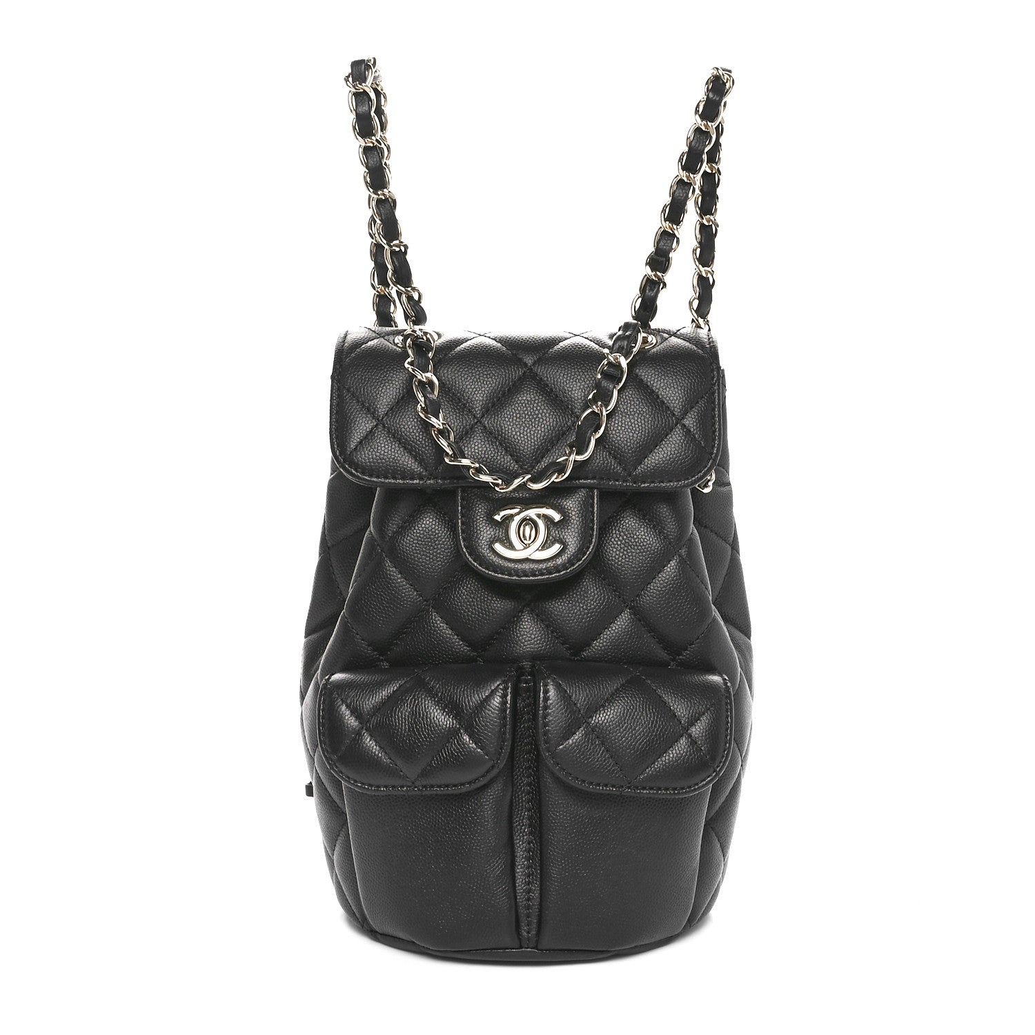 Chanel Caviar Quilted Pockets Backpack Black 1 of 9