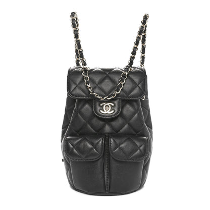 Chanel Caviar Quilted Pockets Backpack Black 1 of 9