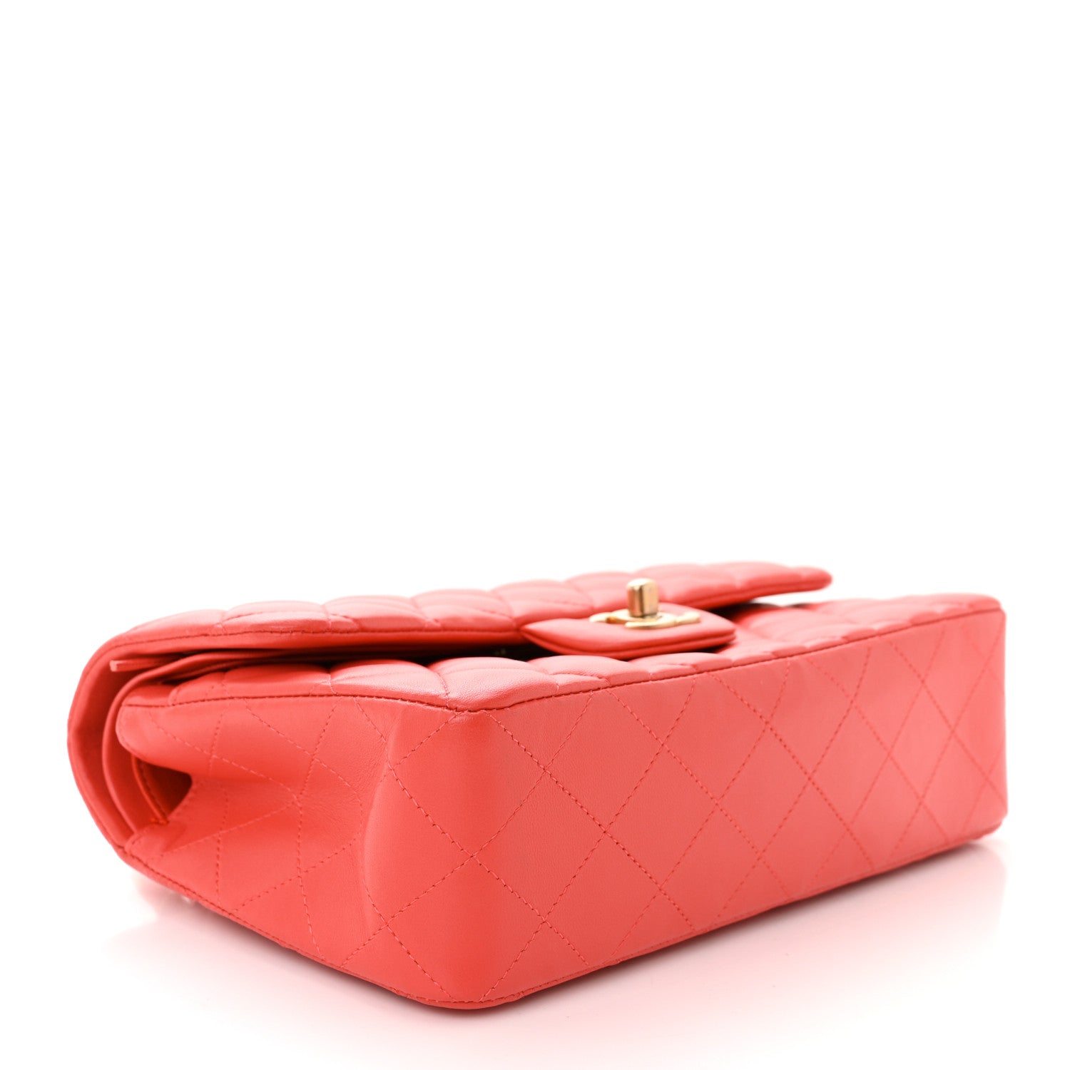 Chanel Lambskin Quilted Small Double Flap Red 4 of 12