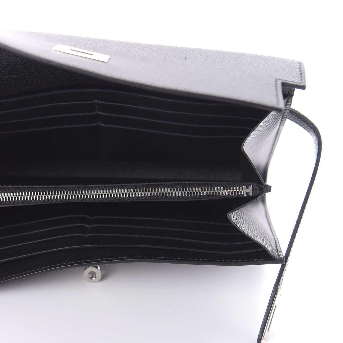 Epsom Kelly Longue Wallet Black