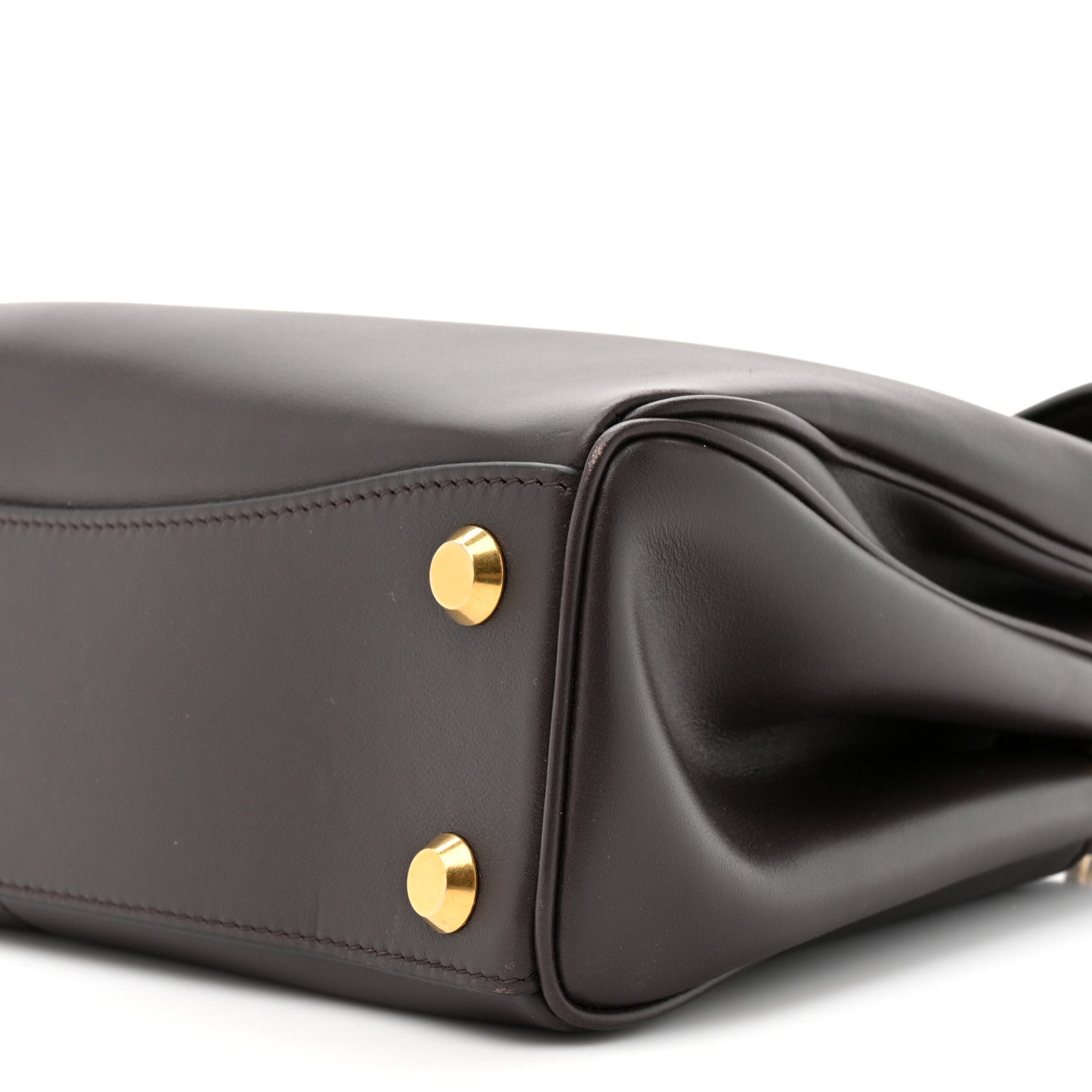 Balenciaga Natural Smooth Calfskin Small Rodeo Top Handle Handbag Espresso 9 of 10