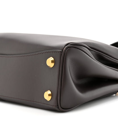 Balenciaga Natural Smooth Calfskin Small Rodeo Top Handle Handbag Espresso 9 of 10