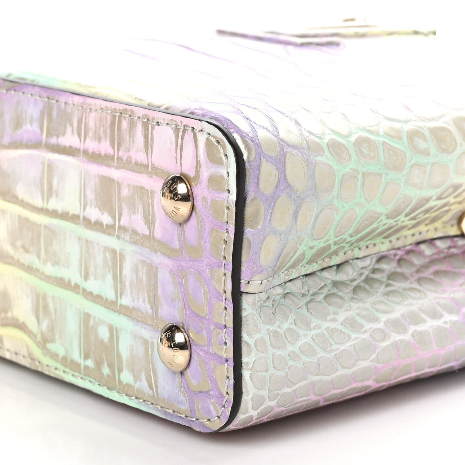 Louis Vuitton Crocodile Mini Capucines Multicolor 9 of 9