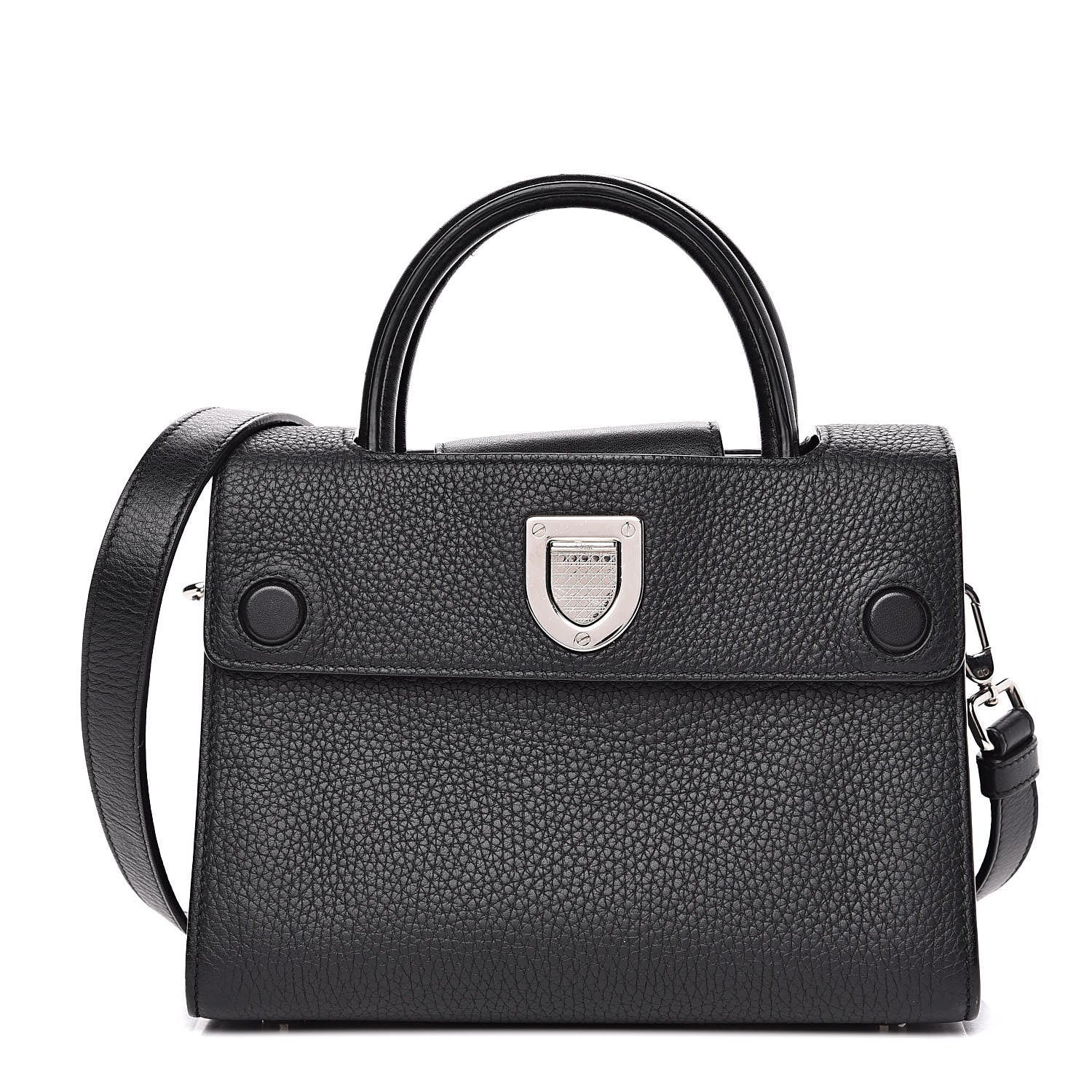 Christian Dior Grained Calfskin Mini Diorever Flap Black 1 of 13