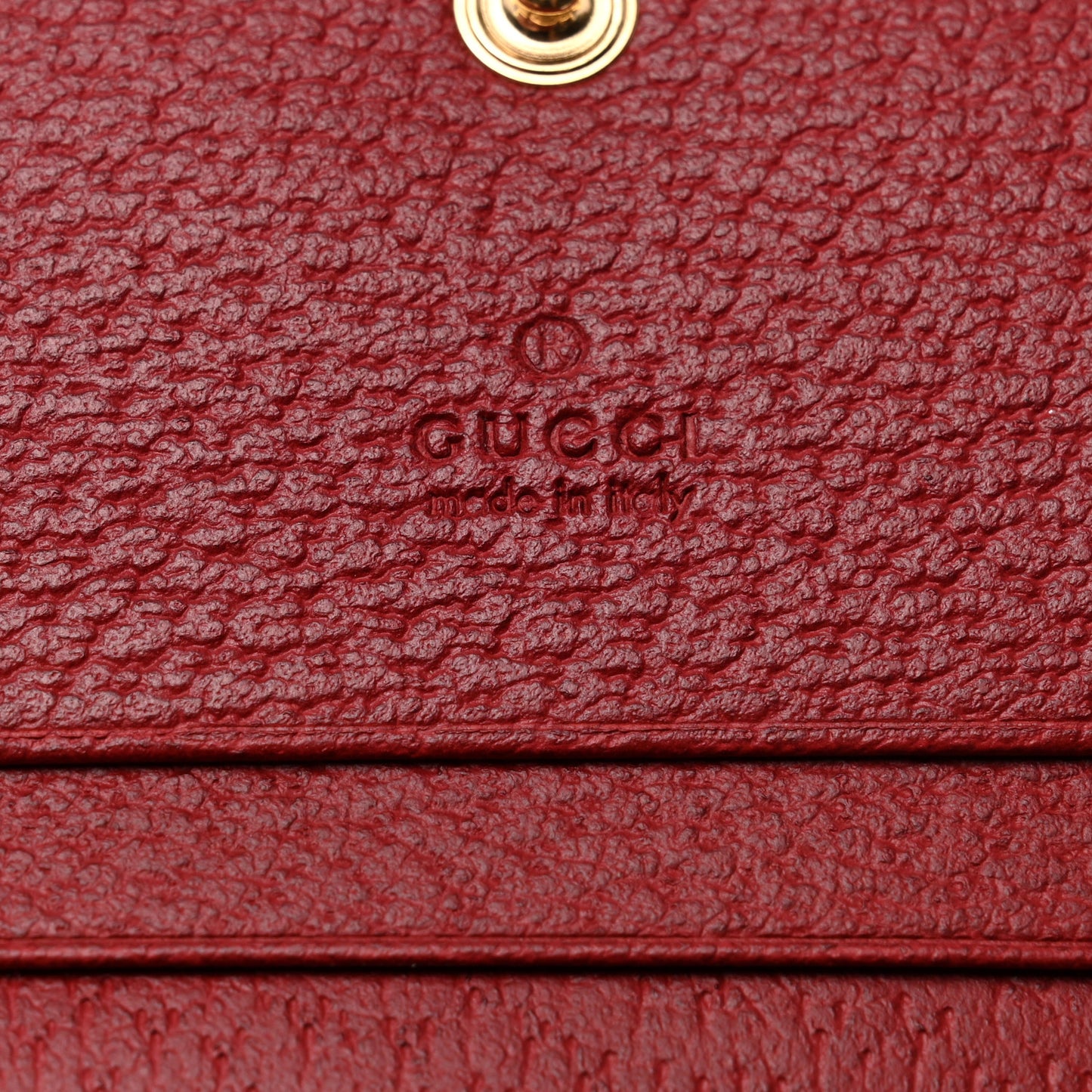 GG Supreme Monogram Flora Web Ophidia Card Case Red