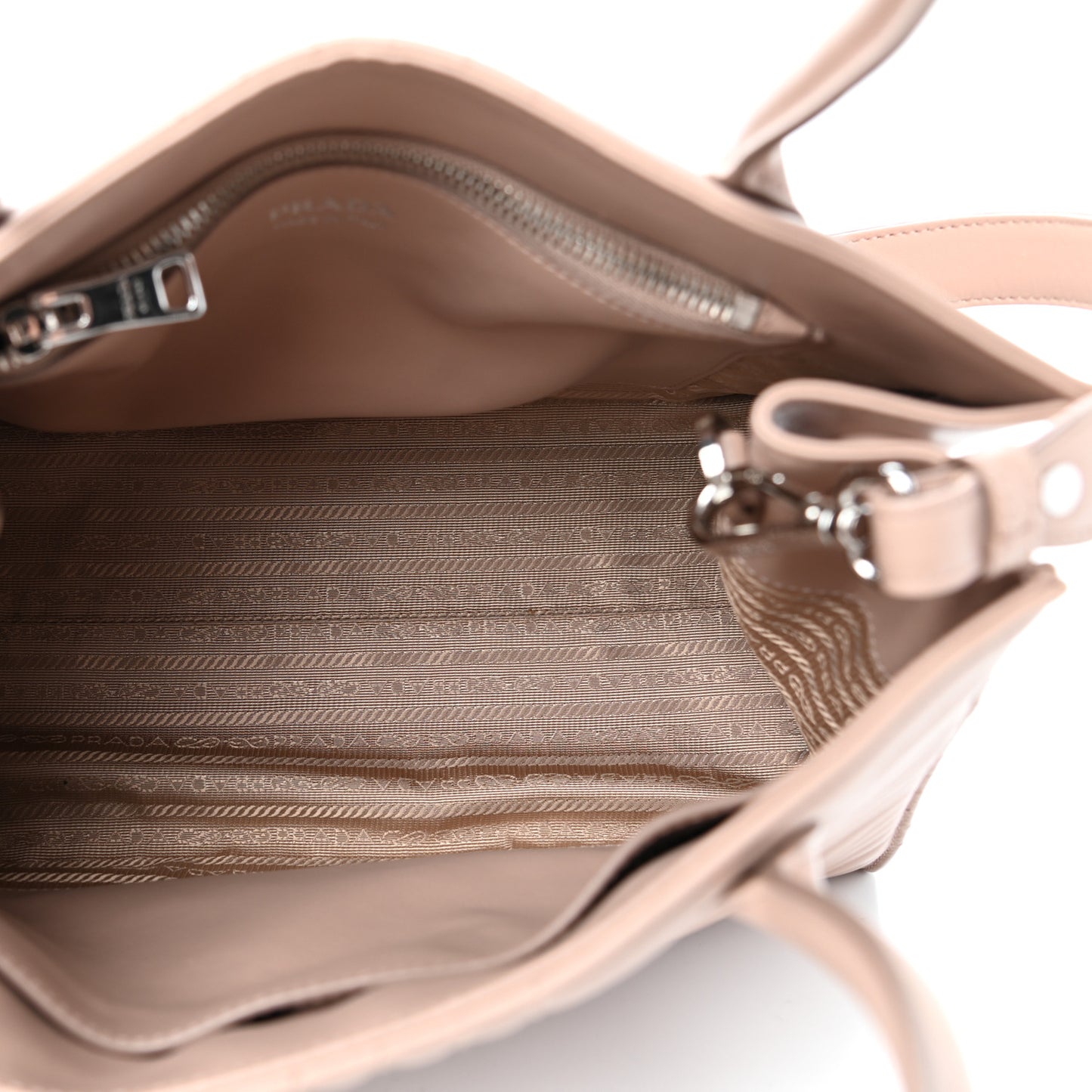 Soft Calfskin Impunture Diagramme Tote Cipria