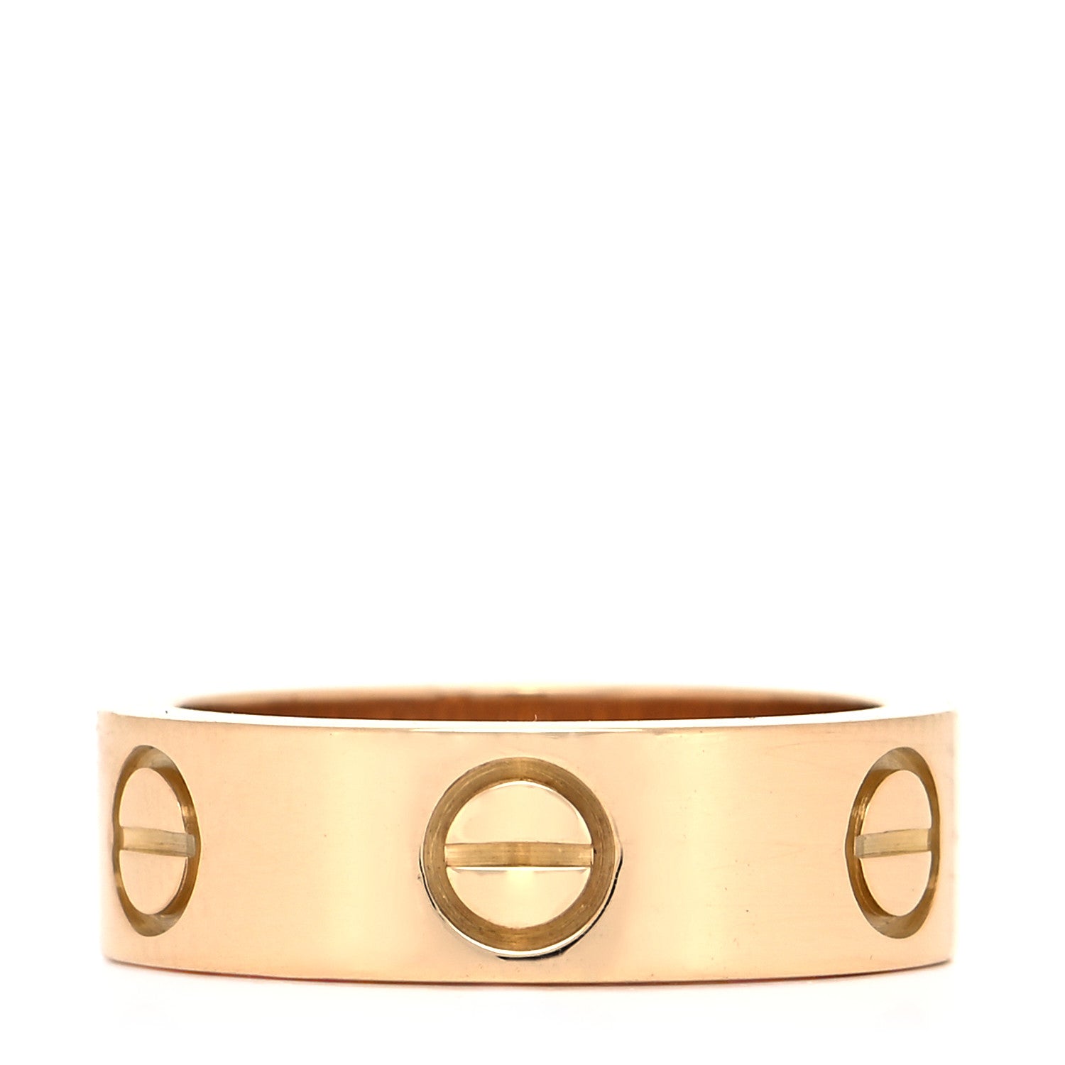Cartier 18K Yellow Gold 5.5mm LOVE Ring 49 4.75 1 of 10