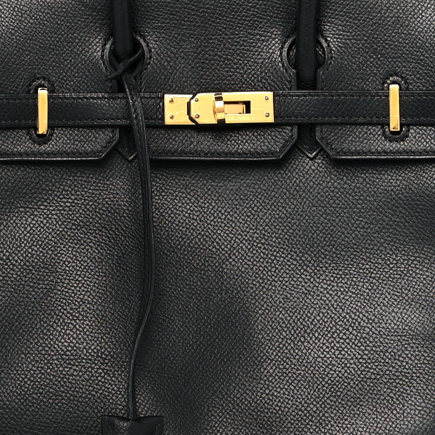 Epsom Birkin 25 Black