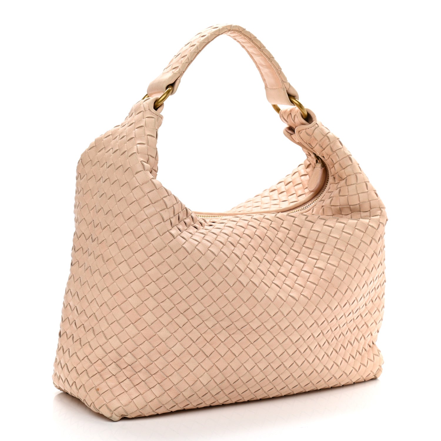 Bottega Veneta Nappa Intrecciato Pyramid Hobo Lotus 2 of 12