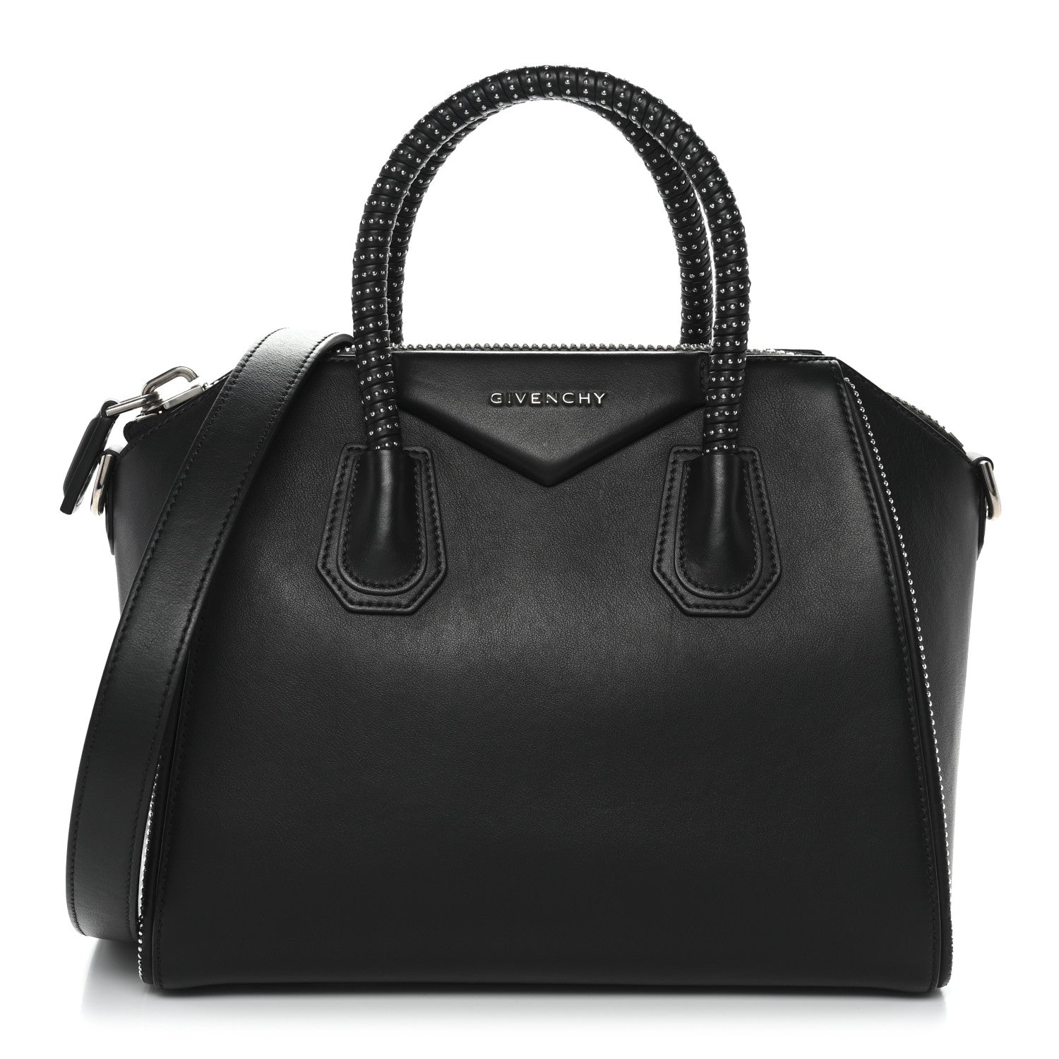 Givenchy Calfskin Small Studded Antigona Black 1 of 11